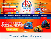 Tablet Screenshot of bayareajump.com